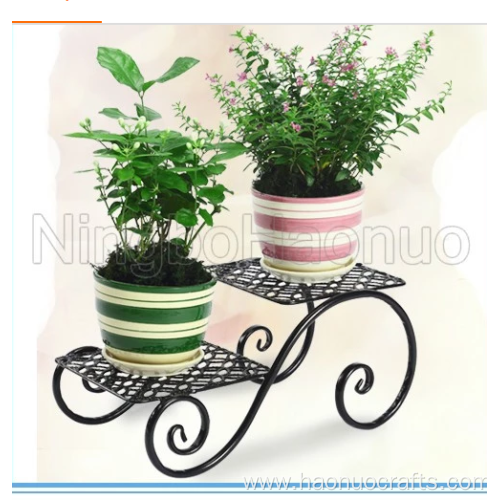 Metal Painting Flower Pot Frame Stand metal bicycle